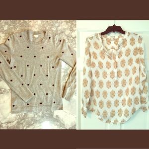 JCREW ~ 2 tops for $15 ~